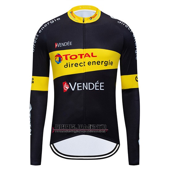 Abbigliamento Direct Energie 2019 Manica Lunga e Calzamaglia Con Bretelle Nero Giallo - Clicca l'immagine per chiudere